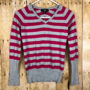 Mossimo V-Neck Striped Sweater